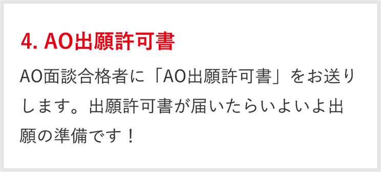 4.AO出願許可書