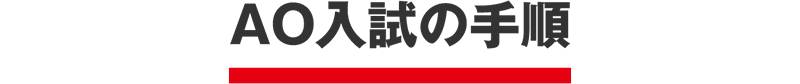 AO入試の手順